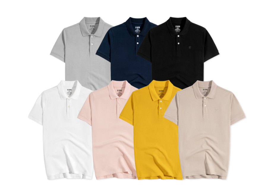 áo polo nam vải cotton basic
