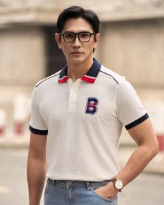 áo polo nam vải cotton in hình