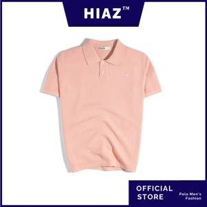 Áo Thun Polo Dệt Kim Cao Cấp Màu Hồng SS2 - HiaZ