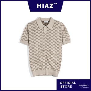 Áo Thun Polo Dệt Kim Cao Cấp Monogram BC