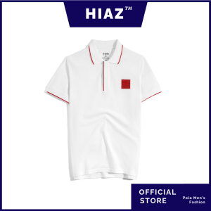 Áo Thun Polo Pique 1.0 Trắng In Icon Góc Ngực
