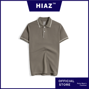 Áo Thun Polo Nam By Cotton Pique 3.0 - Nâu Rêu Viền Bo